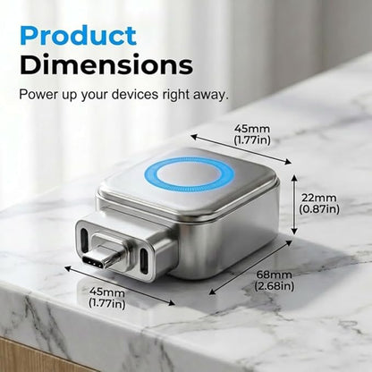 Auto Power-Off Fast Charging Adapter - 140W Smart Auto Stop Charger with AI Full-Charge